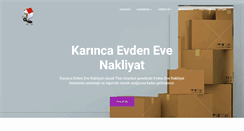 Desktop Screenshot of karincanakliyat.com